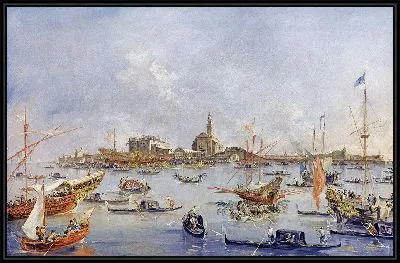 Картина Le Doge sur le Bucentaure (Дож над Буцентавром), около 1775-1780 гг.
