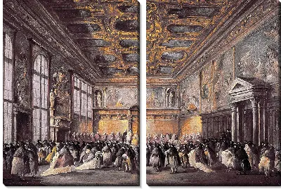 Картина Торжественное мероприятие во Дворце дожей