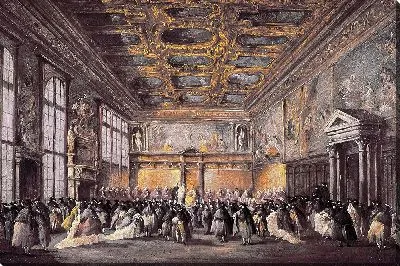 Картина Торжественное мероприятие во Дворце дожей