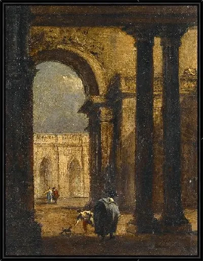 Картина Каприччио Дворцовый двор