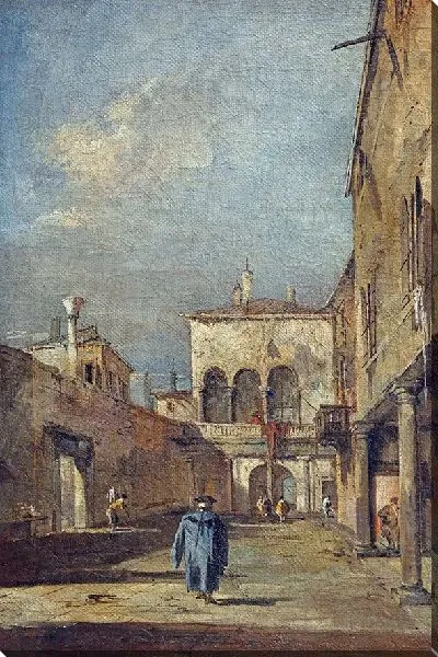 Картина Архитектурная фантазия с двориком