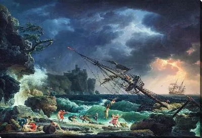 Картина Кораблекрушение