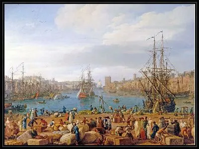 Интерьер порта Марселя, 1754 г.