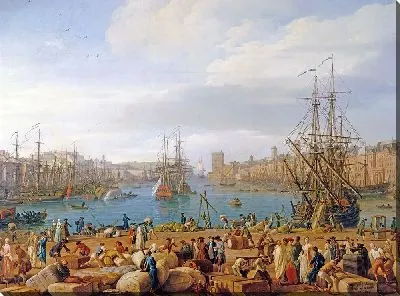 Интерьер порта Марселя, 1754 г.