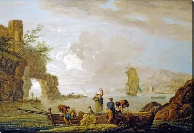 Картина Вид на побережье