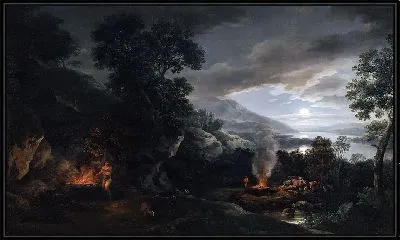 Каин и Авель приносят свои жертвы