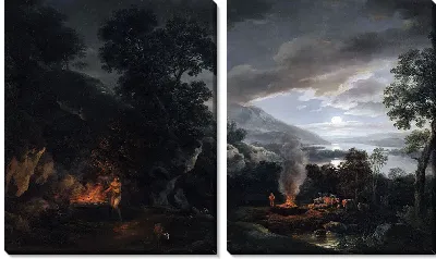 Каин и Авель приносят свои жертвы