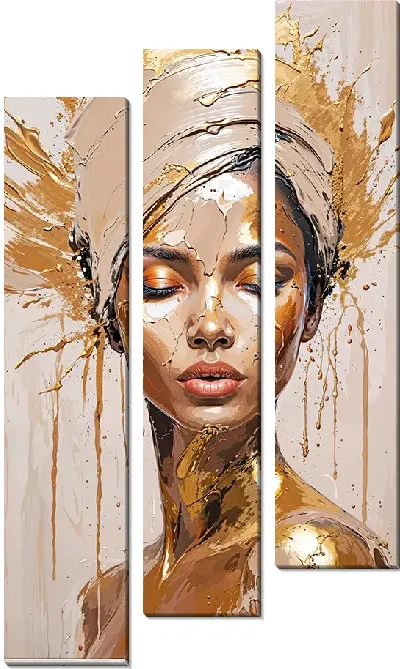 Модульная картина Стильная арт девушка №35