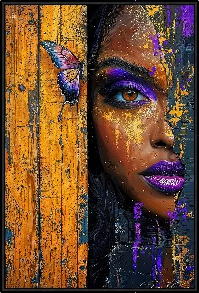 Картина Стильная арт девушка №36