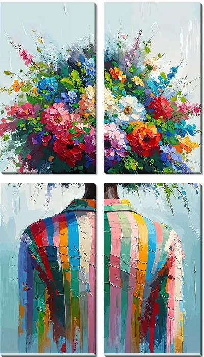 Модульная картина Стильная арт девушка №37