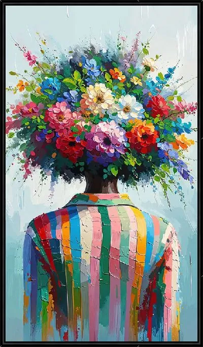 Картина Стильная арт девушка №37