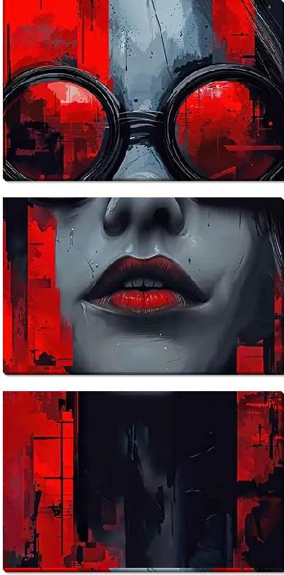 Модульная картина Стильная арт девушка №42