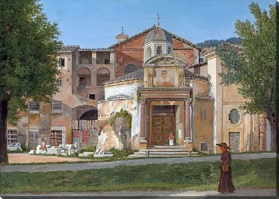 Картина Часть Виа Сакра, Рим (Церковь Святых Косьмы и Дамиана)