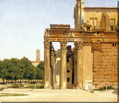 Картина Вид на Виа Сакра, Рим