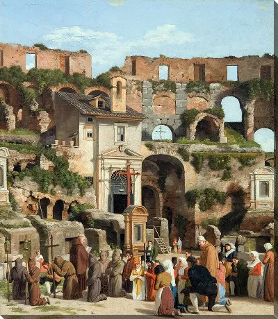 Картина Вид на внутреннюю часть Колизея