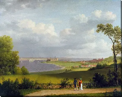 Картина Вид на север замка Кронборг