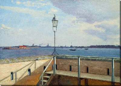 Картина Вид с батареи Трекронер и Копенгаген вдалеке