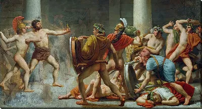 Картина Месть Улисса женихам Пенелопы