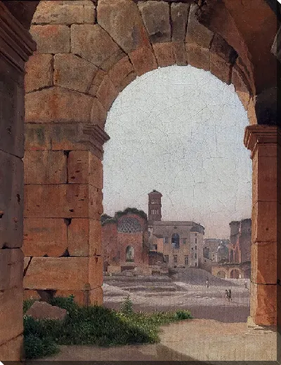 Картина Римский форум, вид со стороны Колизея