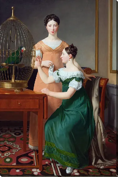 Картина Старшие дочери Менделя Левина Натансона, Белла и Ханна