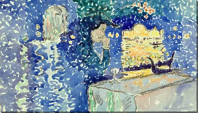 Картина Венецианская ночь фестиваля Спасителя