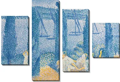 Картина Променад (Пейзаж с кипарисами)