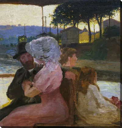 Картина На реке