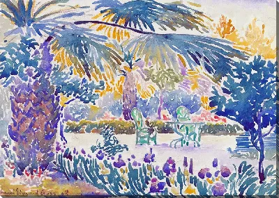 Картина Сад художника в Сен-Клере