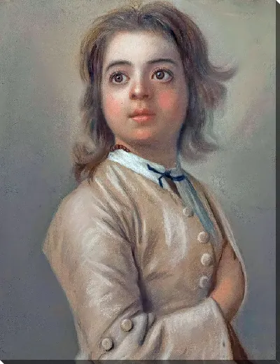 Картина Этюд мальчика в поясном стиле