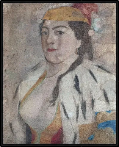 Картина Портрет неизвестной женщины из Стамбула.