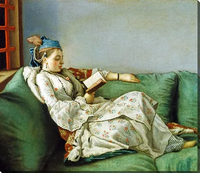 Портрет Марии Аделаиды Французской в ​​одежде турецкого стиля