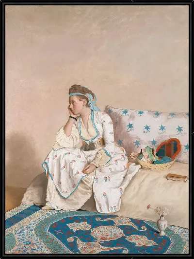 Картина Мари Фарг, жена художника