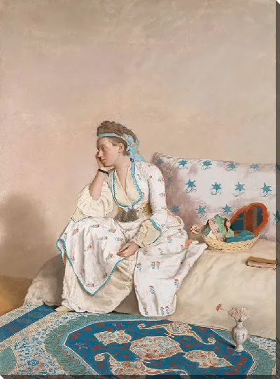 Картина Мари Фарг, жена художника