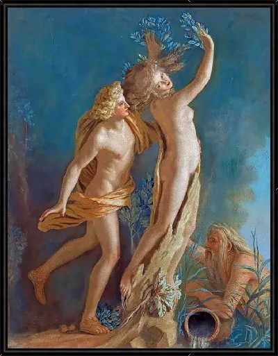 Картина Аполлон и Дафна, по мотивам Мраморной группы Лоренцо Бернини в Галерее Боргезе, Рим