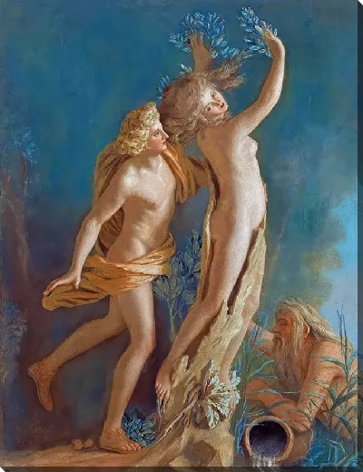 Картина Аполлон и Дафна, по мотивам Мраморной группы Лоренцо Бернини в Галерее Боргезе, Рим