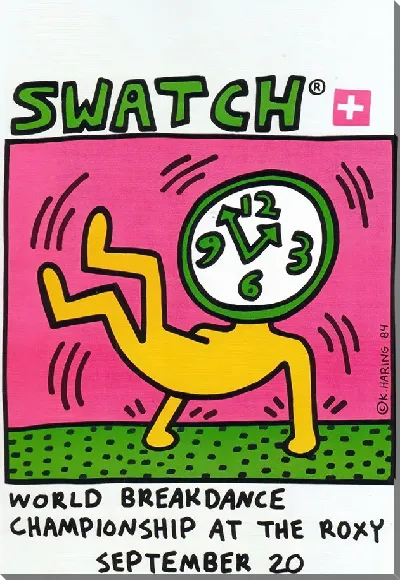 Картина Часы. Чемпионат мира по брейк-дансу в Roxy. 20 сентября