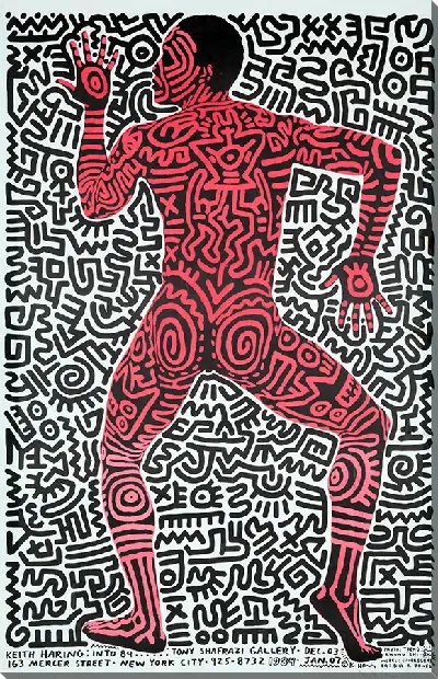 Картина Кит Харинг в 84