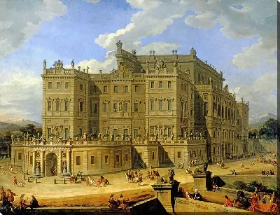 Картина Вид на Кастелло ди Риволи