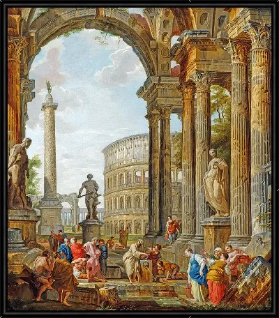 Философ Диоген бросает свою чашу