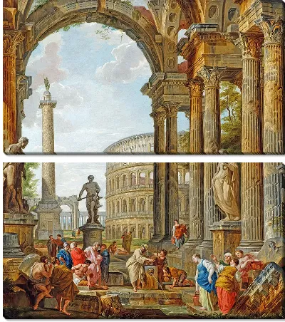 Философ Диоген бросает свою чашу