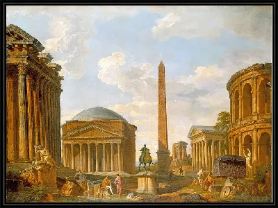 Римское каприччио Пантеон и другие памятники