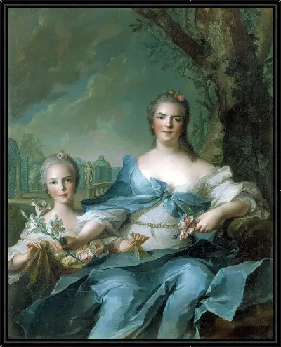 Картина Портрет герцогини Пармской и ее дочери Изабеллы