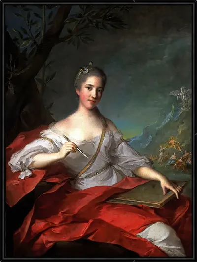 Картина Портрет дамы Мари-Женевьевы Будрэ.