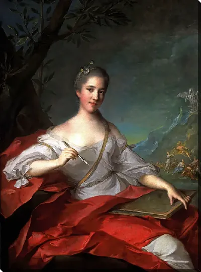 Картина Портрет дамы Мари-Женевьевы Будрэ.