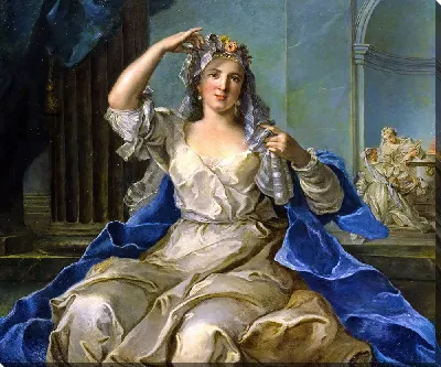 Портрет дамы в образе весталки