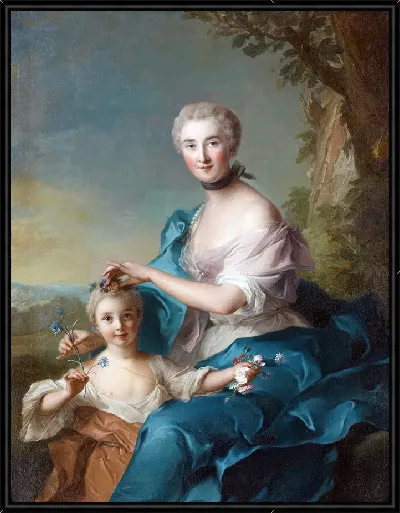 Картина Мадам Кроза де Тьер и ее дочь
