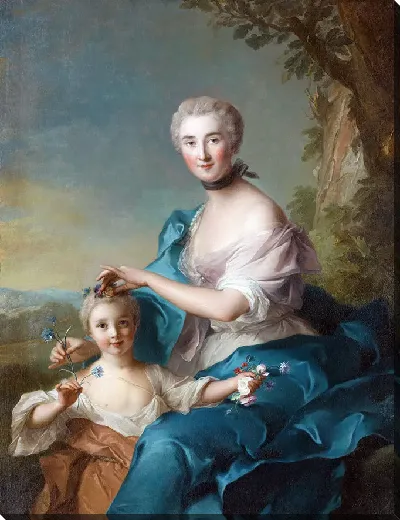Картина Мадам Кроза де Тьер и ее дочь