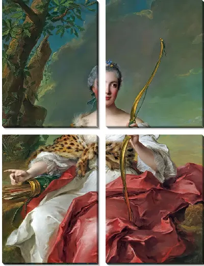 Картина Мадам Бержере де Фрувиль в роли Дианы