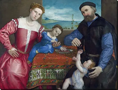 Картина Портрет Джованни делла Вольта с женой и детьми