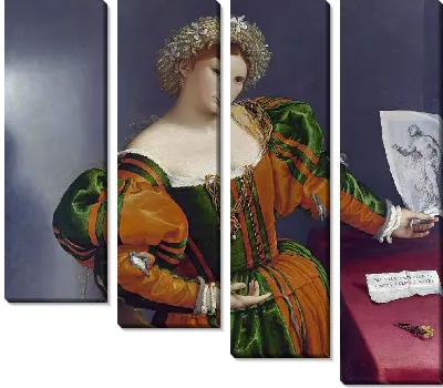 Портрет женщины, вдохновленный Лукрецией